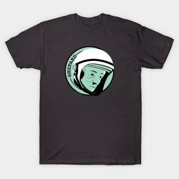 Alan Shepard T-Shirt by monkeyminion